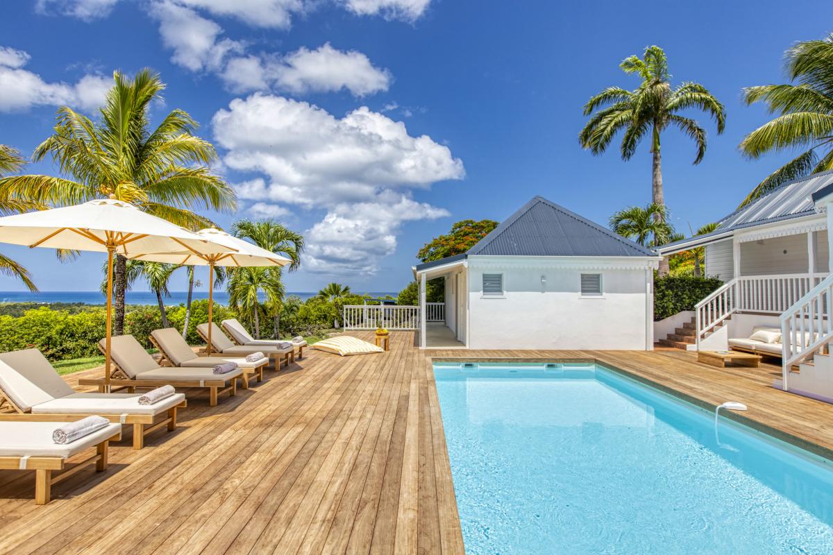 A louer villa 4 chambre Terres Basses Saint Martin_ Piscine - 6